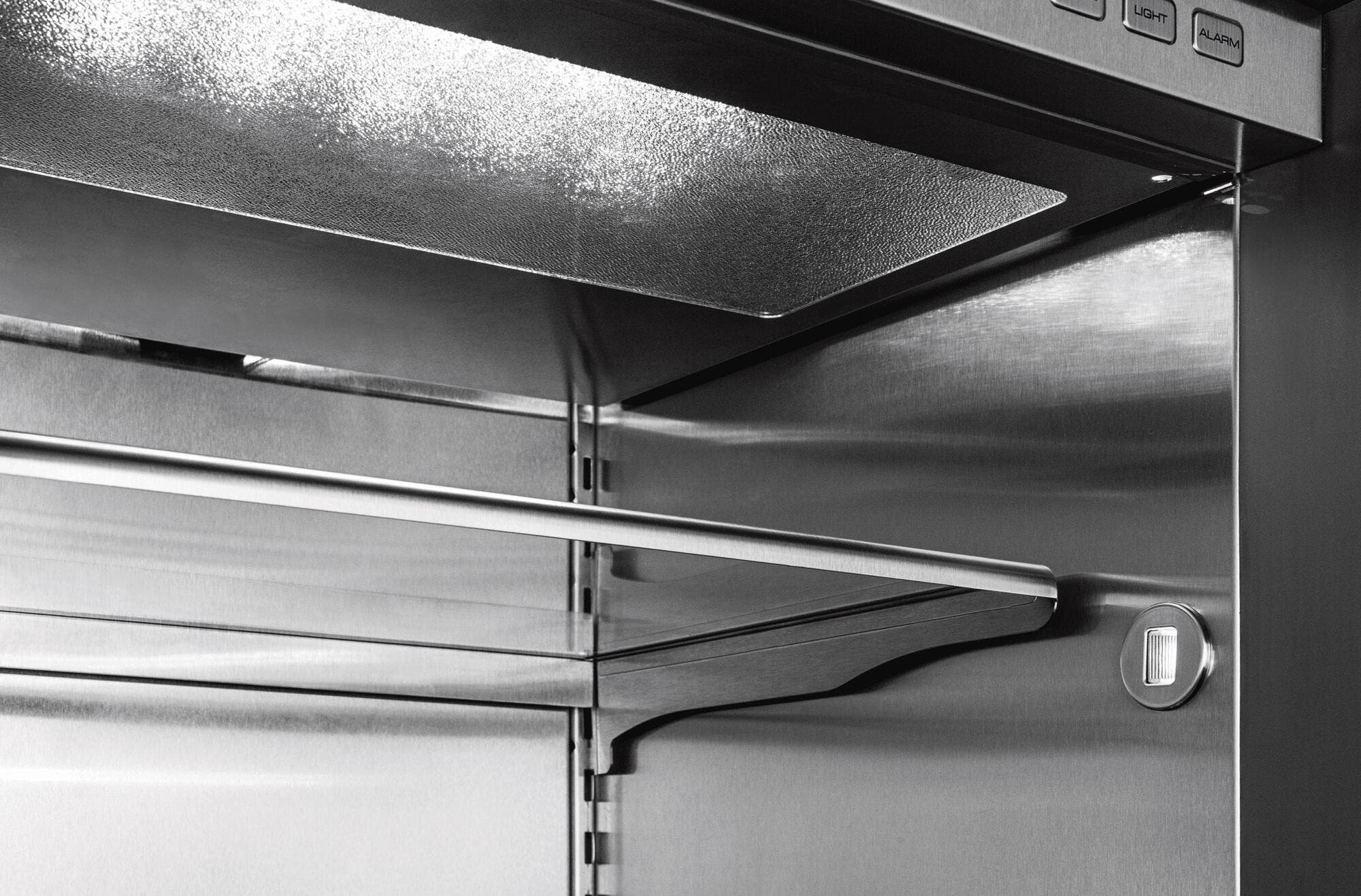 True Residential TR30REFLSGC Stainless Glass Door, Left Hinge