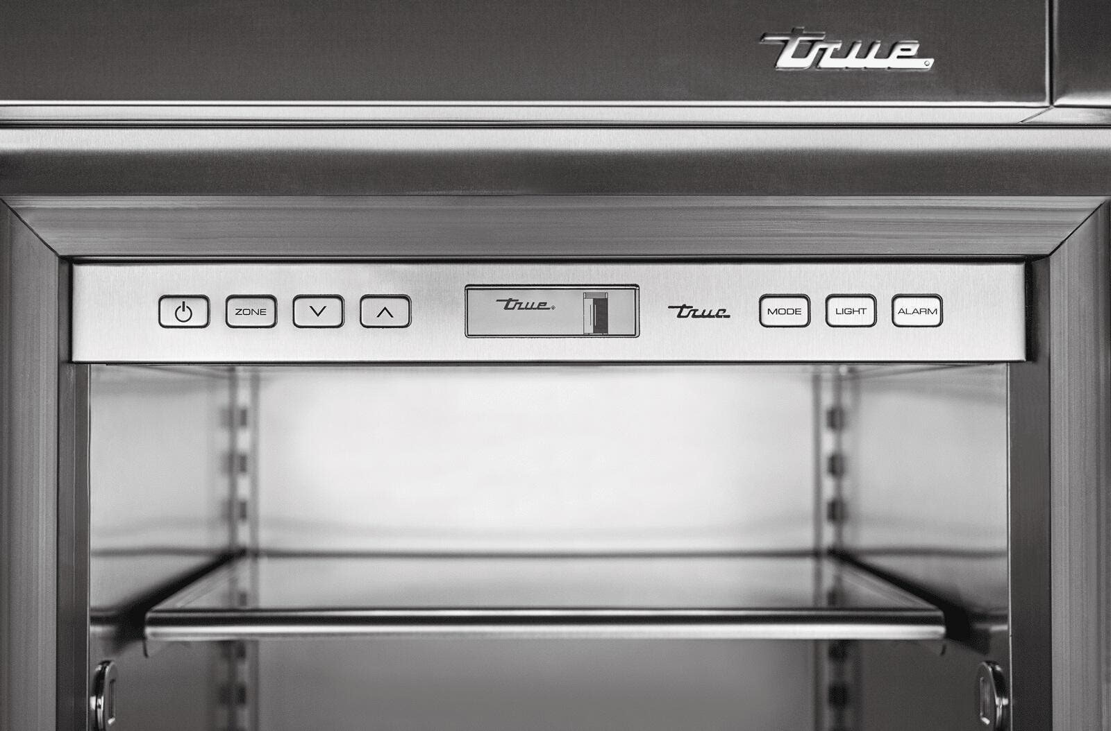 True Residential TR48SBSSGC Stainless Glass Door