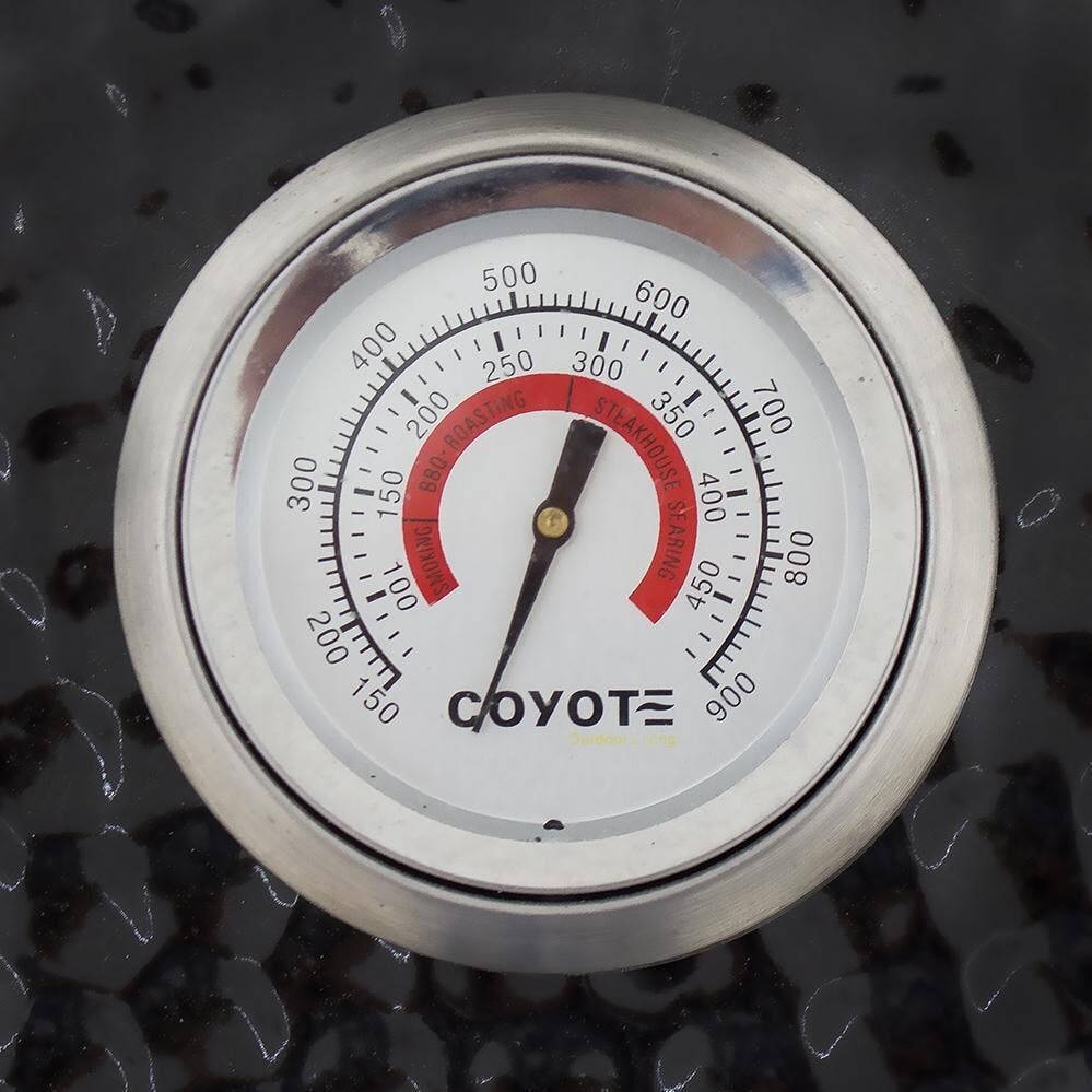 Coyote C1CHCSFS Smoker with Cart and Side Shelves