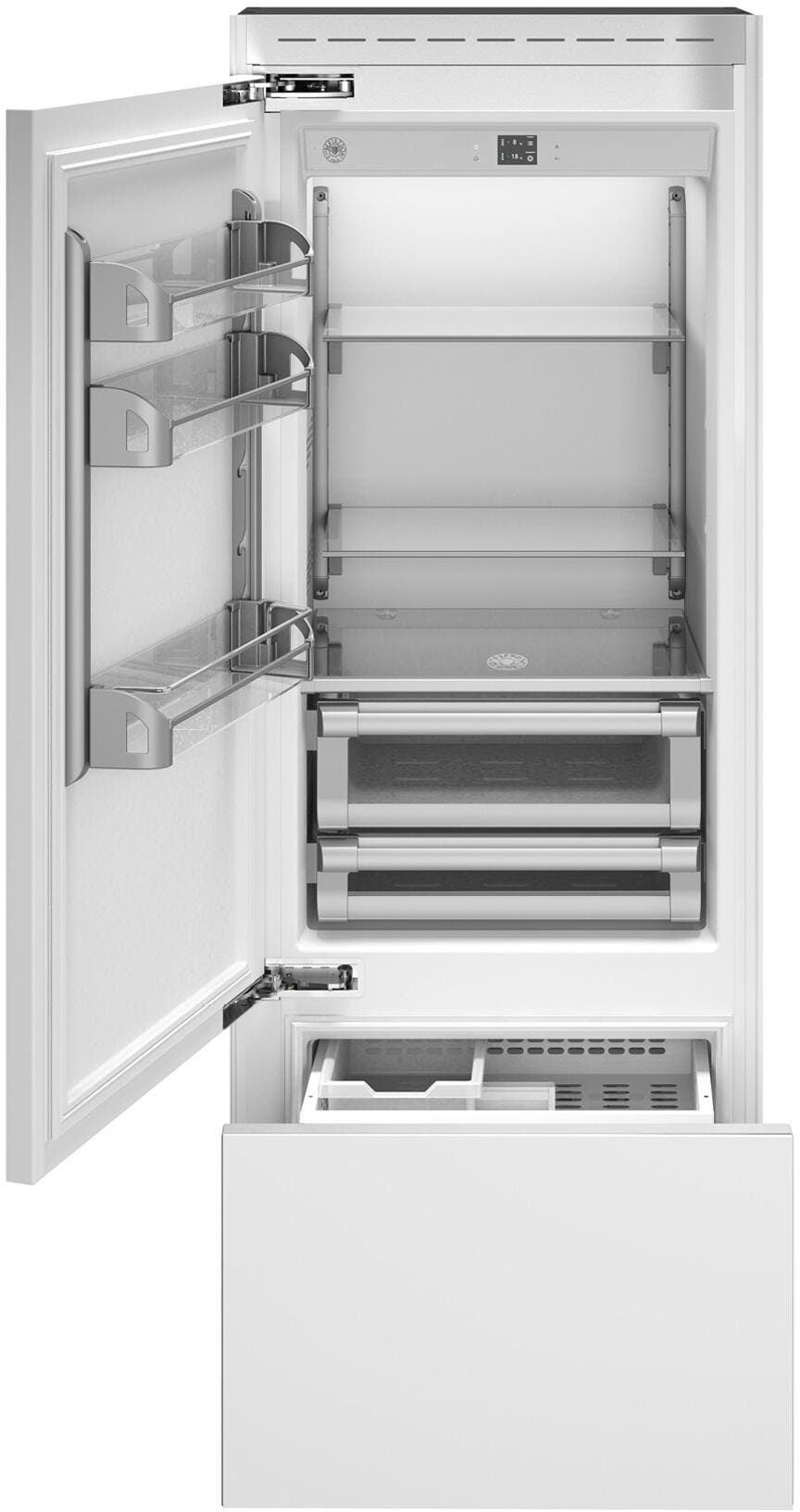Bertazzoni REF30BMBIXLT Stainless Steel, Left Swing Door