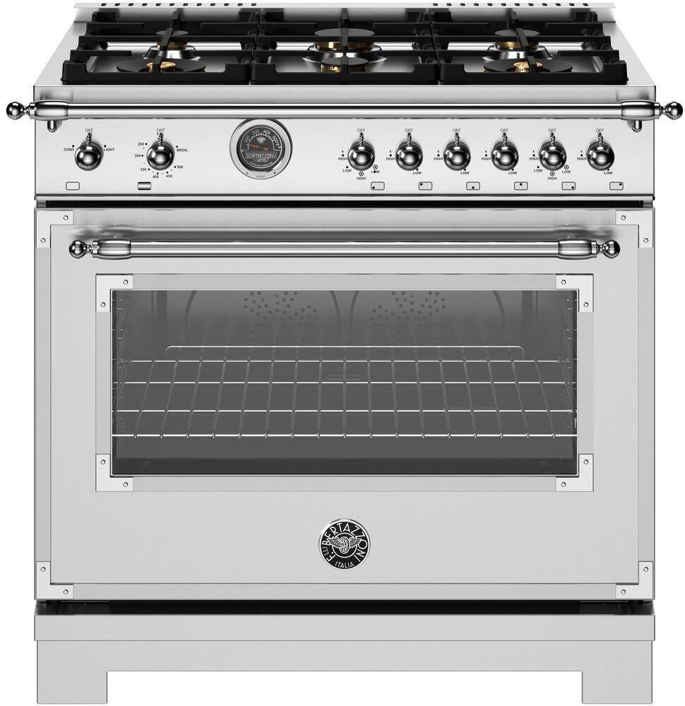 バレンゴ Bertazzoni HER366BCFGMXT 36 Inch Heritage Series range - Gas oven