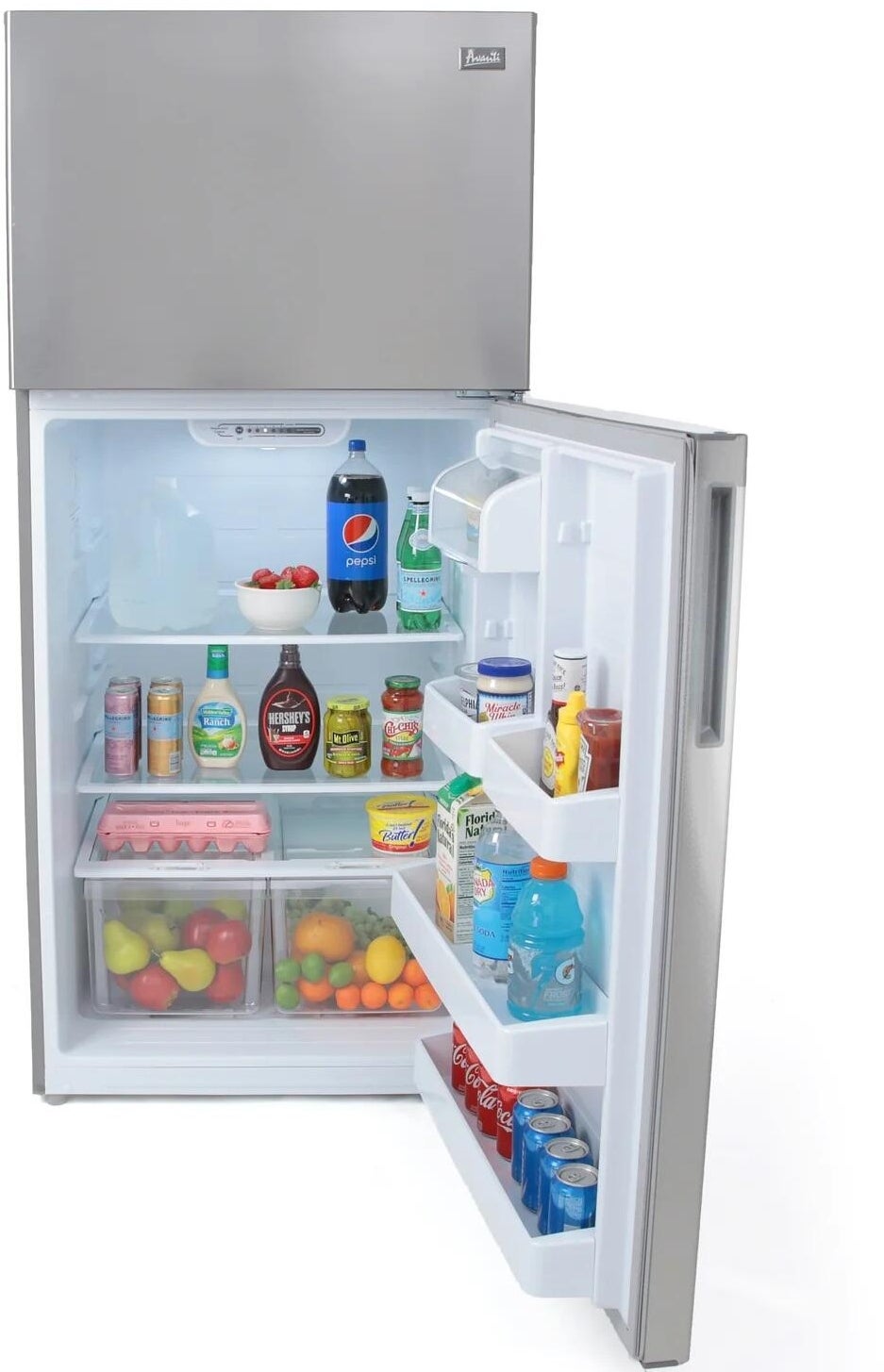 Avanti FF18D3S4 28 Inch, 18.0 Cu. Ft. Freestanding Top Freezer