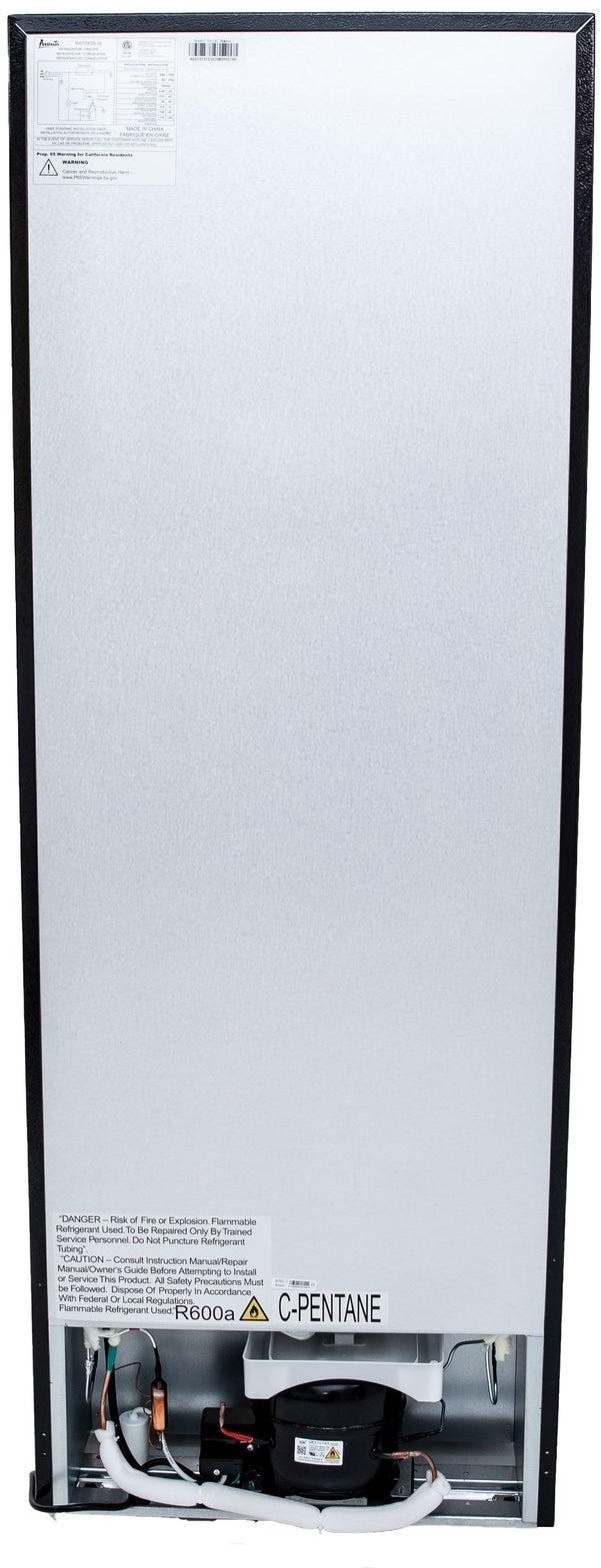 Avanti RA10X3SIS 24 Inch, 10 Cu. Ft. Freestanding Top Freezer