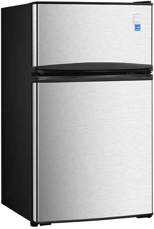 Avanti RA31B3S Black Cabinet with Stainless Steel Door