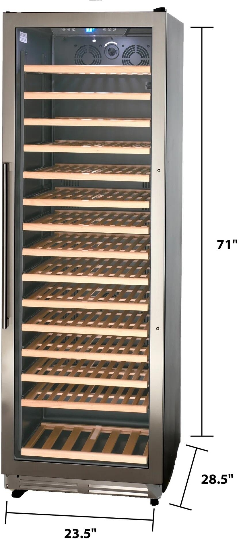 Avanti WCF165S3SS 24" Single Zone Wine Chiller