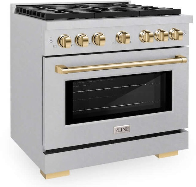 Zline SGRSZ36G Autograph Edition 36 in. 5.2 cu. ft. 6 Burner Gas ...