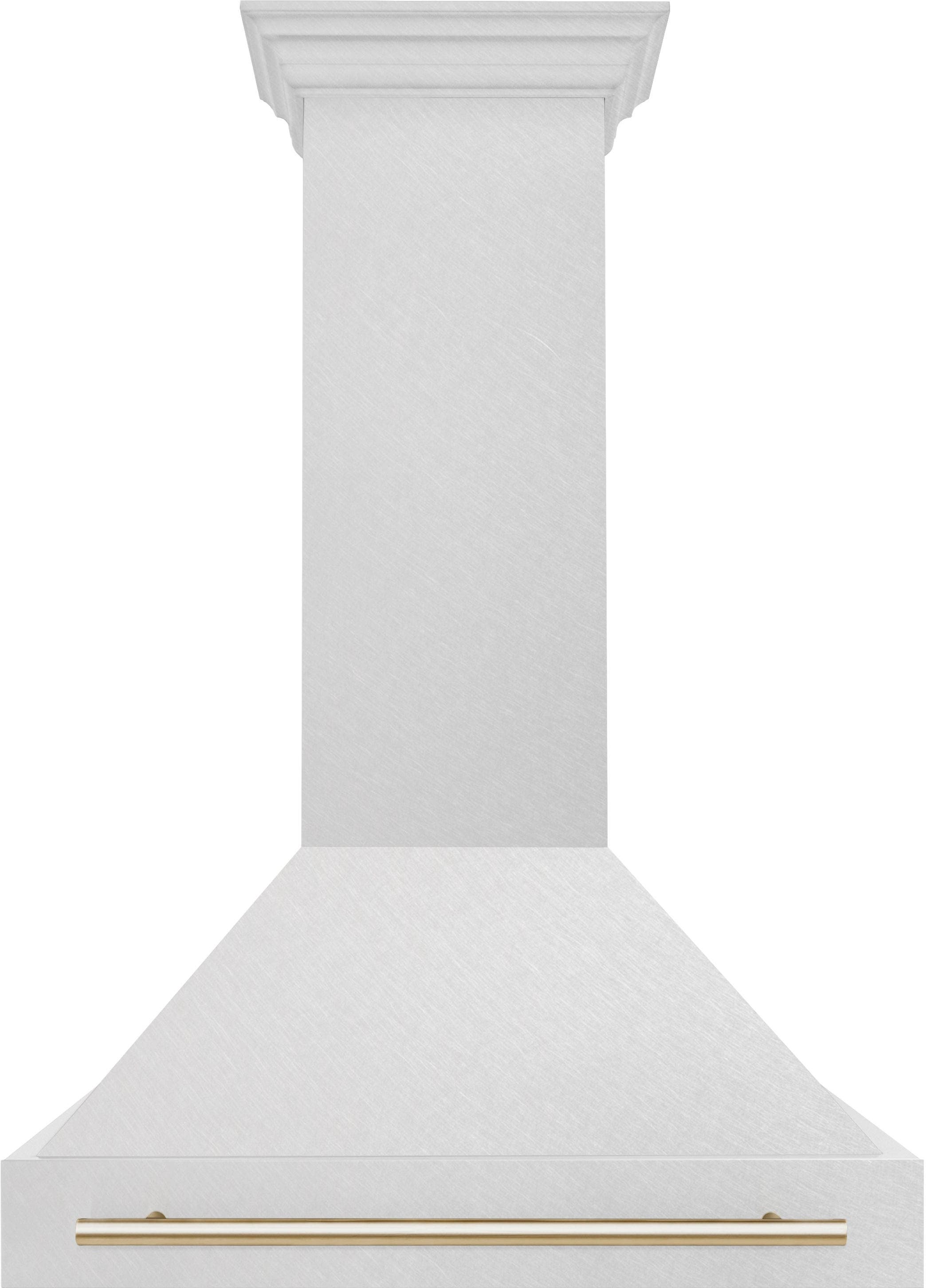 Zline 8654SNZ36MB Durasnow Stainless Steel with Black Matte Handle