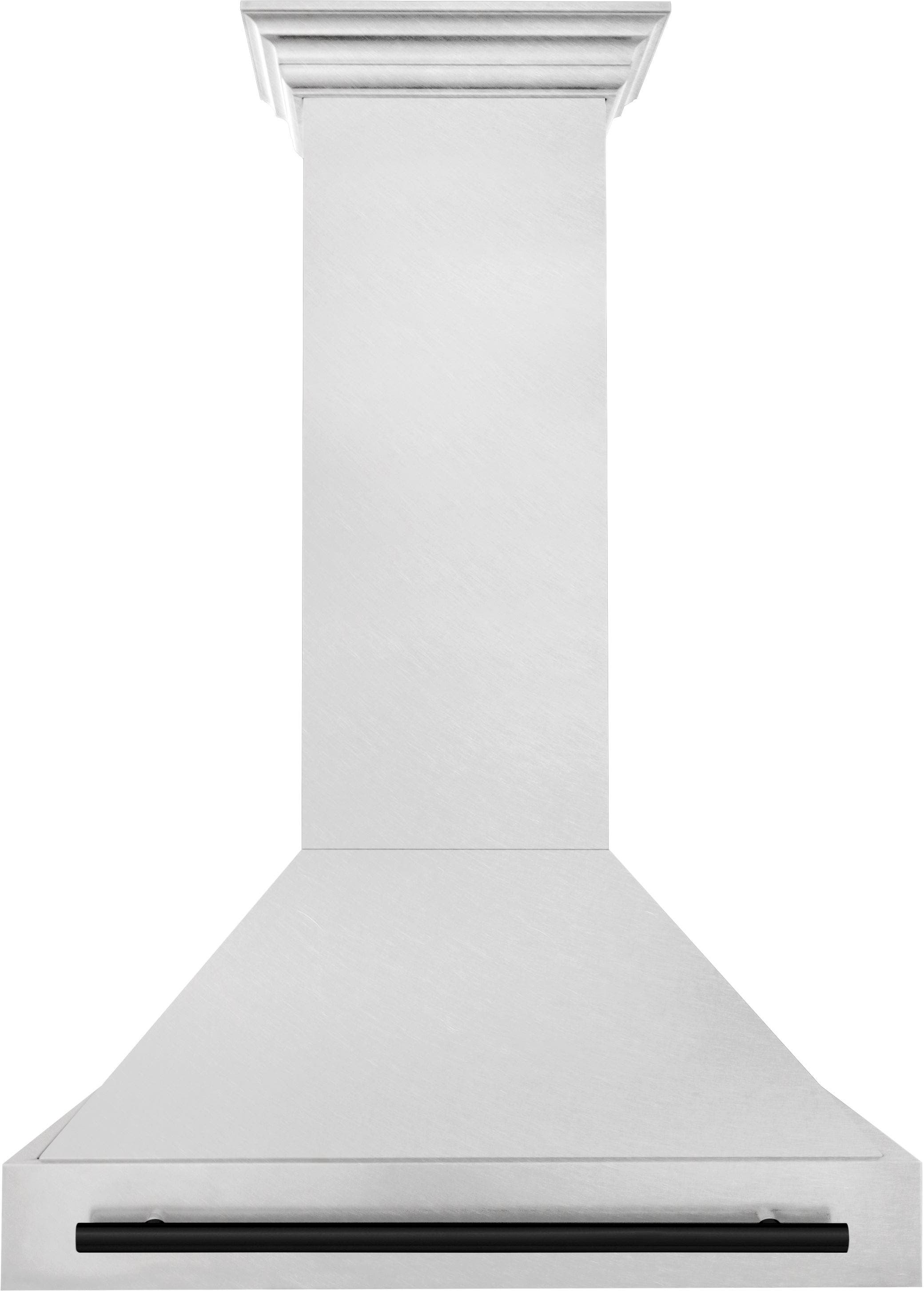 Zline 8654SNZ36MB Durasnow Stainless Steel with Black Matte Handle