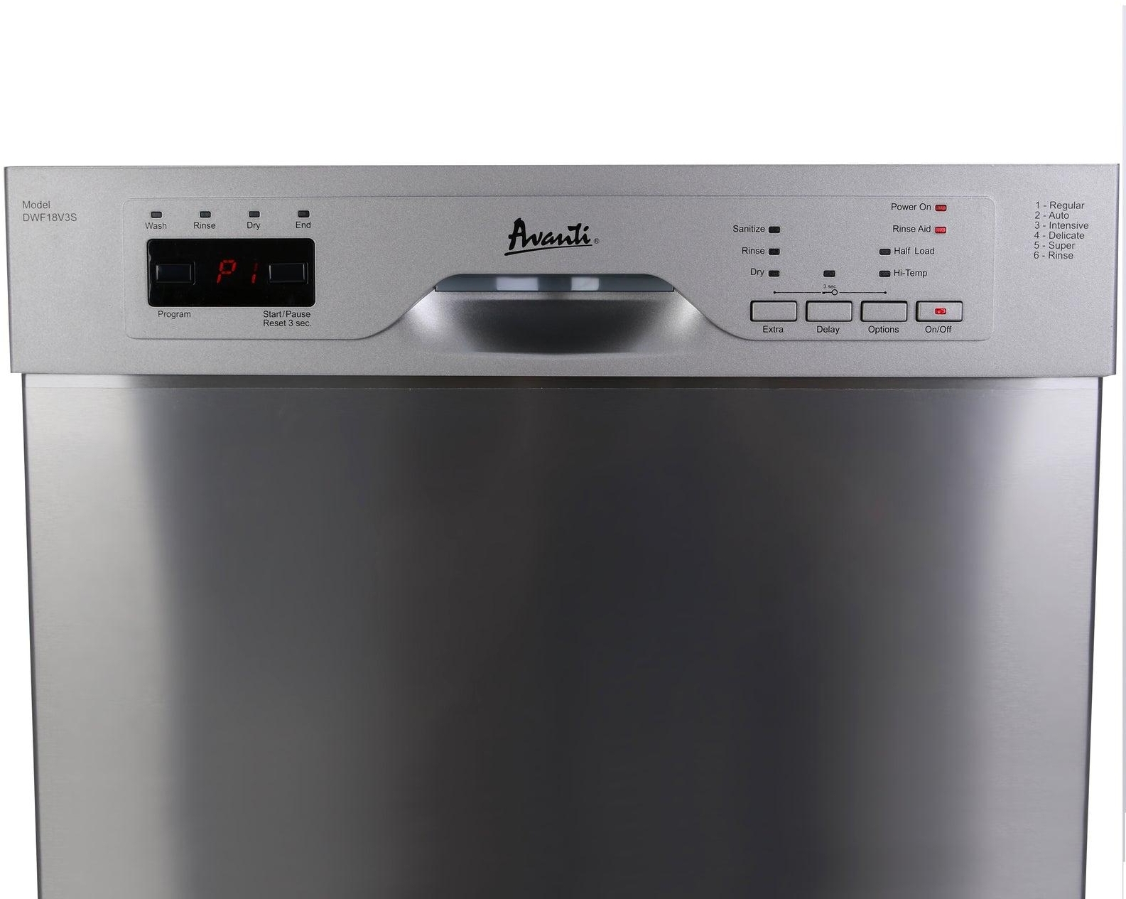 Avanti DWF18V3S Stainless Steel