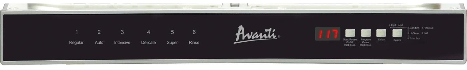 Avanti DWT18V3S Stainless Steel