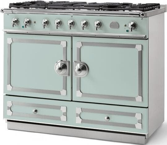 La Cornue C1QN Roquefort With Stainless Steel & Satin Chrome