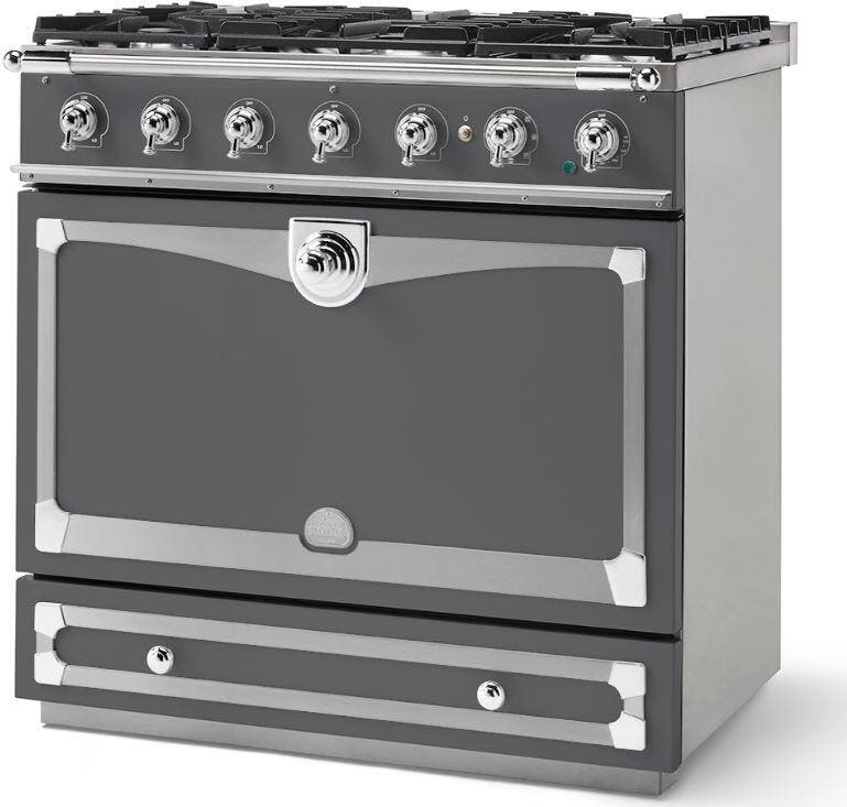 La Cornue C9GP Stainless Steel & Polished Chrome,graphite