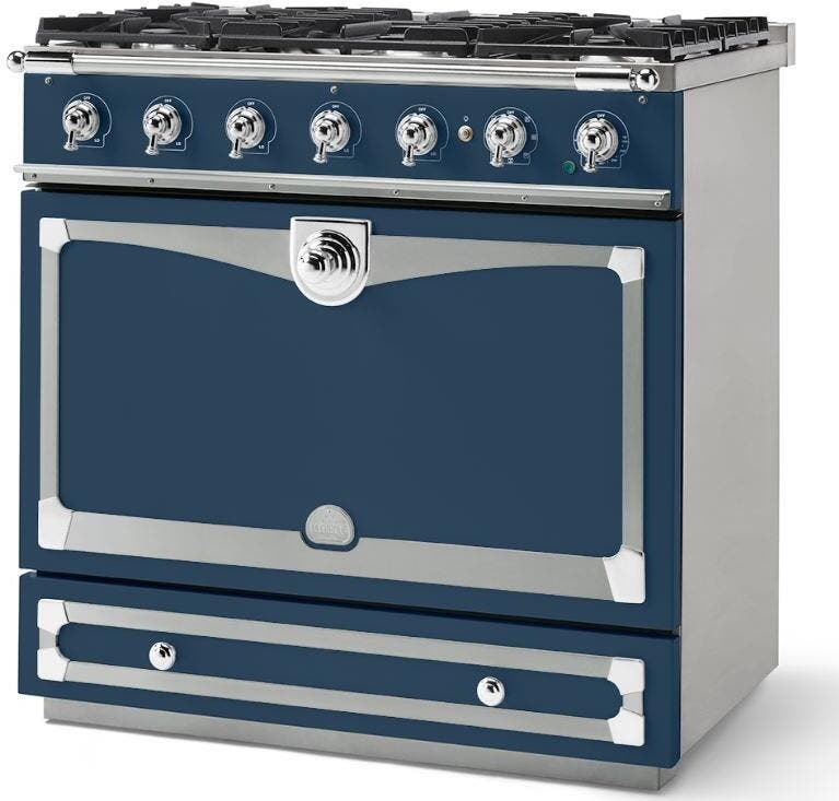 La Cornue C9HP Stainless Steel & Polished Chrome,winter Sky