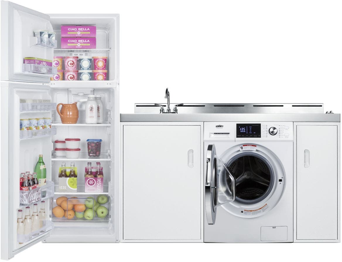 Summit ACKSPWD82 White, Coil Top Range