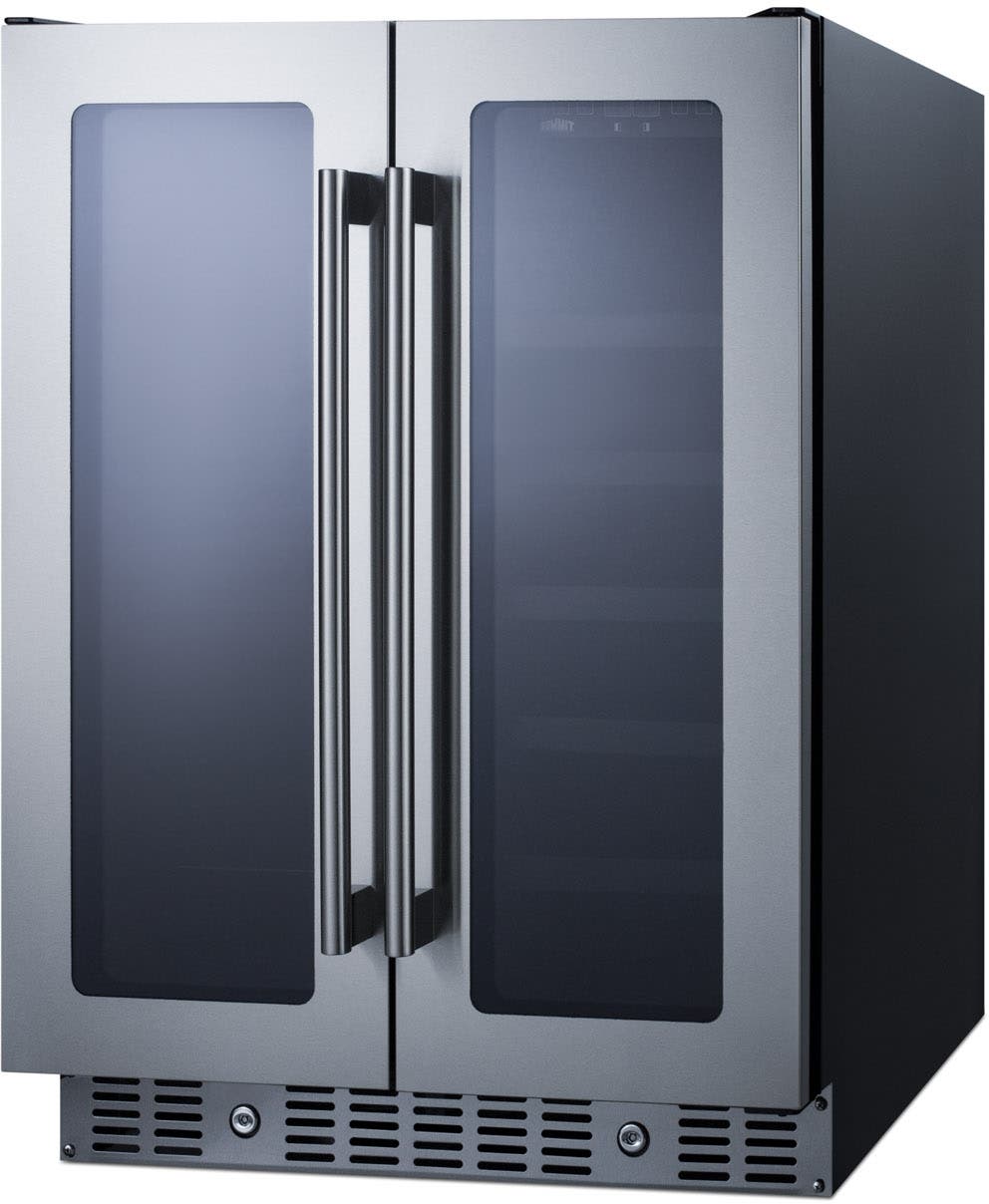 Summit ALFD24WBV Black, Glass