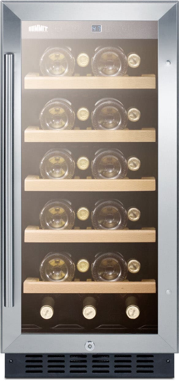 Summit ALWC15CSS Glass/Stainless Steel