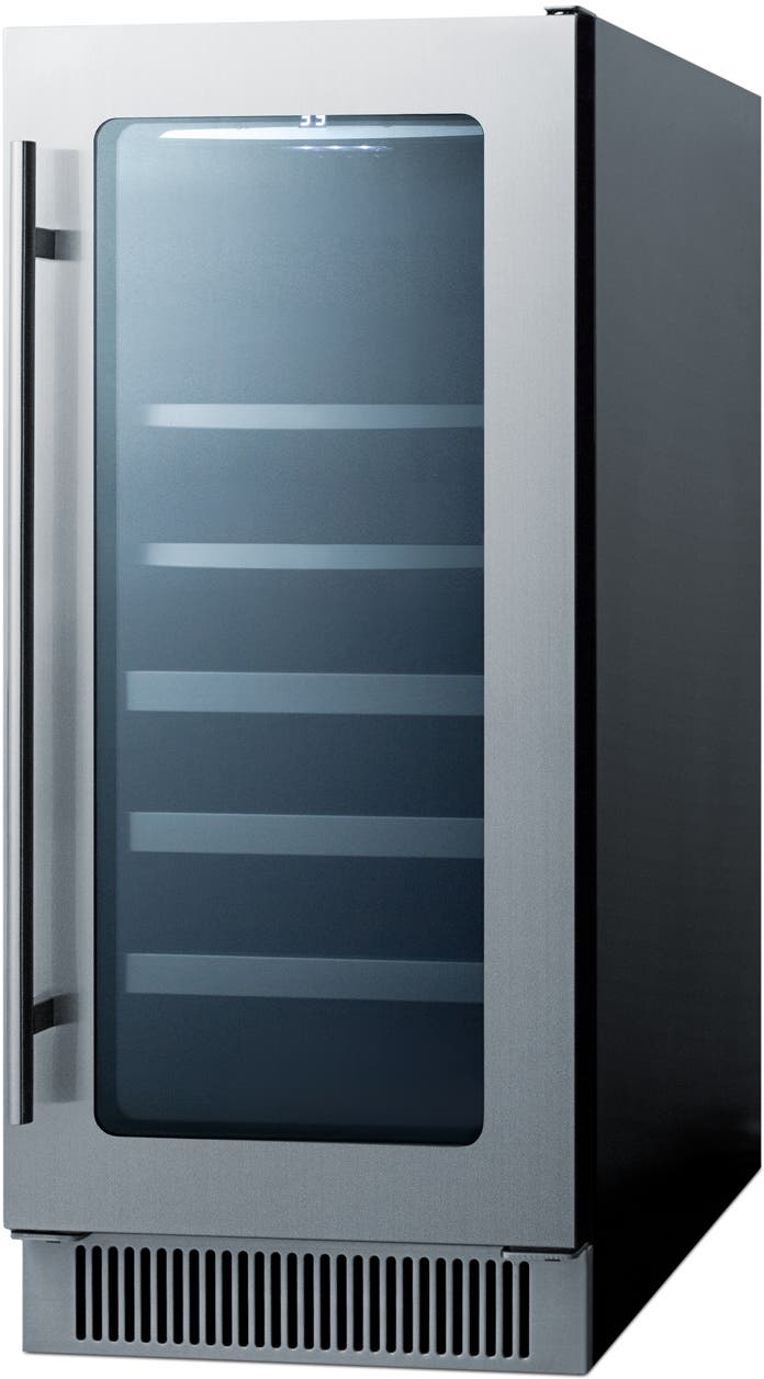 Summit CL151WBV Stainless Steel and Black