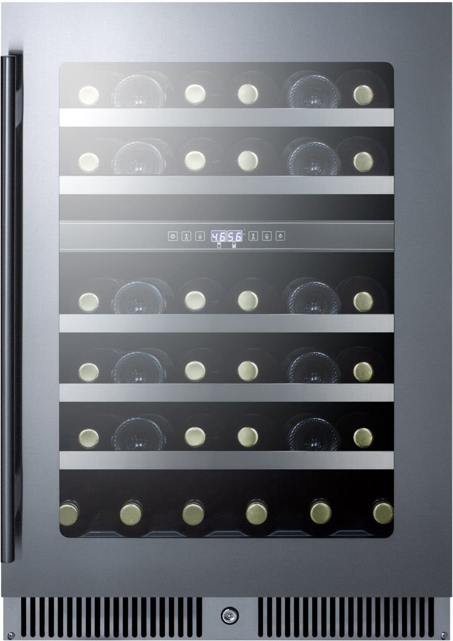 Summit CL244WC Stainless Steel and Black
