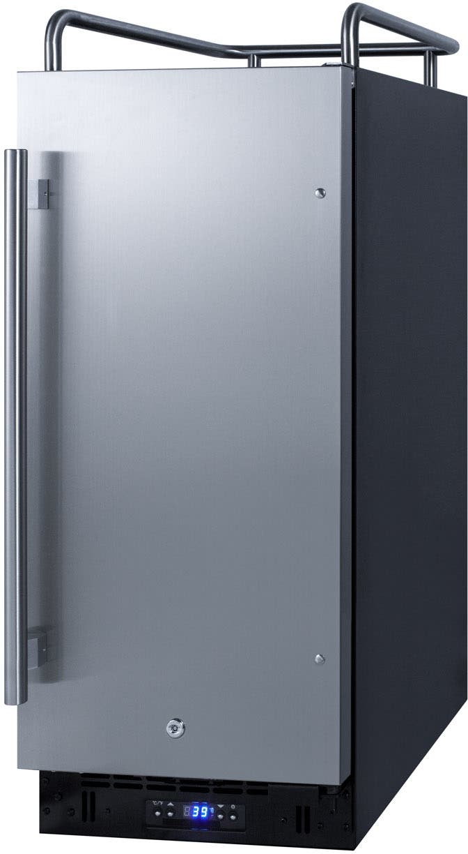 Summit SBC15NK Stainless Steel/Black