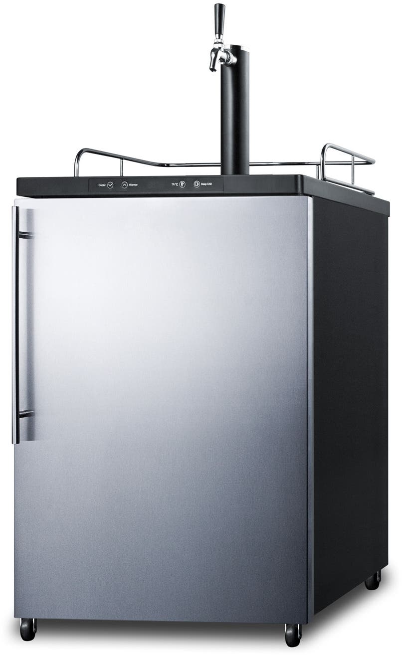 Summit SBC635MBISSHV Stainless Steel/Black, Pro Handle 