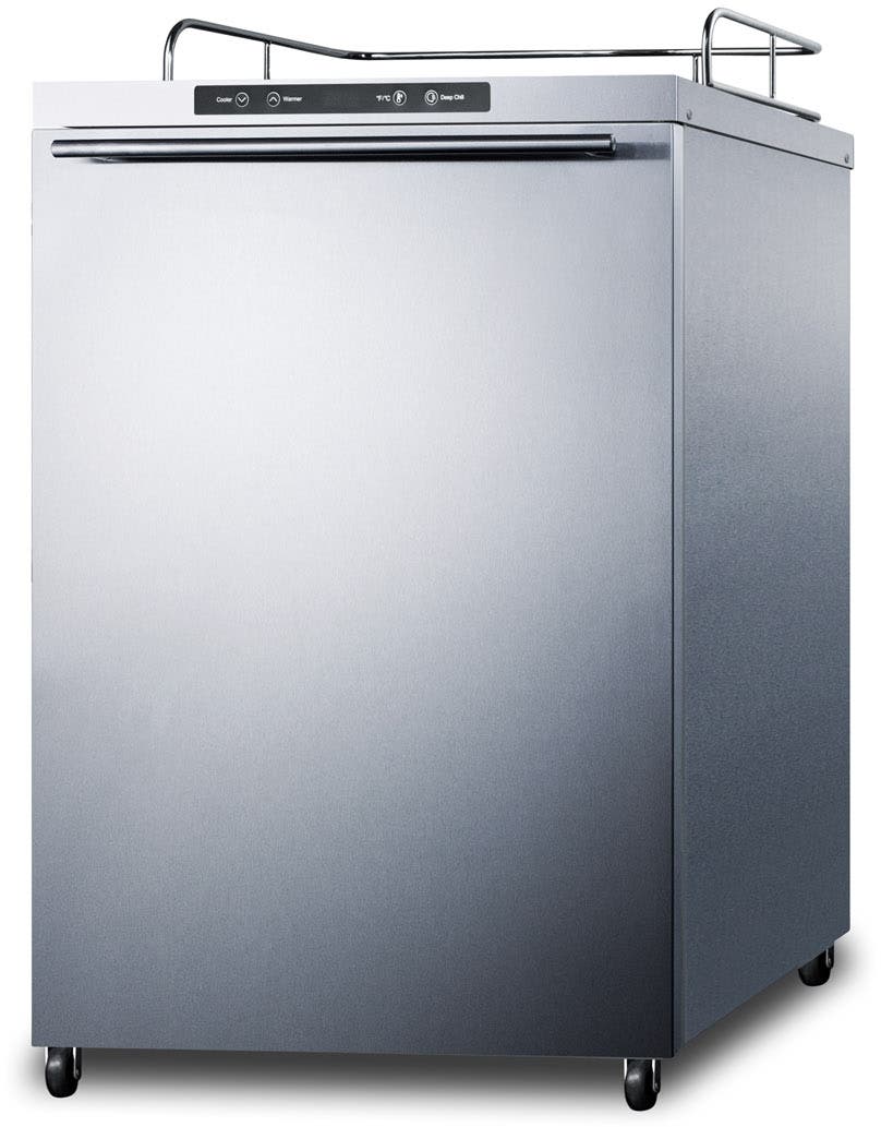 Summit SBC635MOS7NKHH Stainless Steel, Professional handle