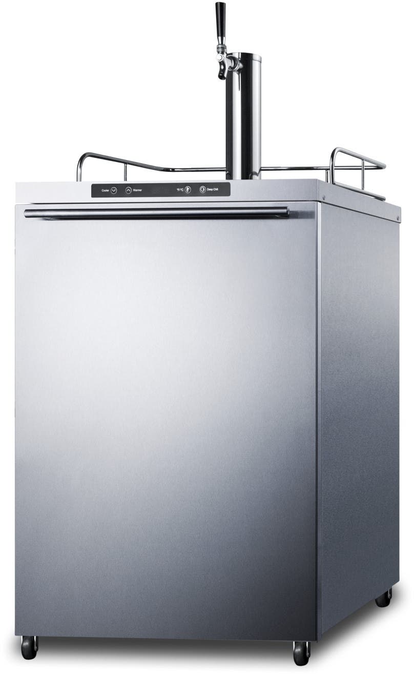 Summit SBC635MOSHH Stainless Steel, Horizontal Handle, Tap Kit