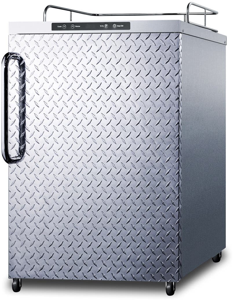 Summit SBC635MOSNKDPL Diamond Plate/Stainless Steel, Towel Bar Handle