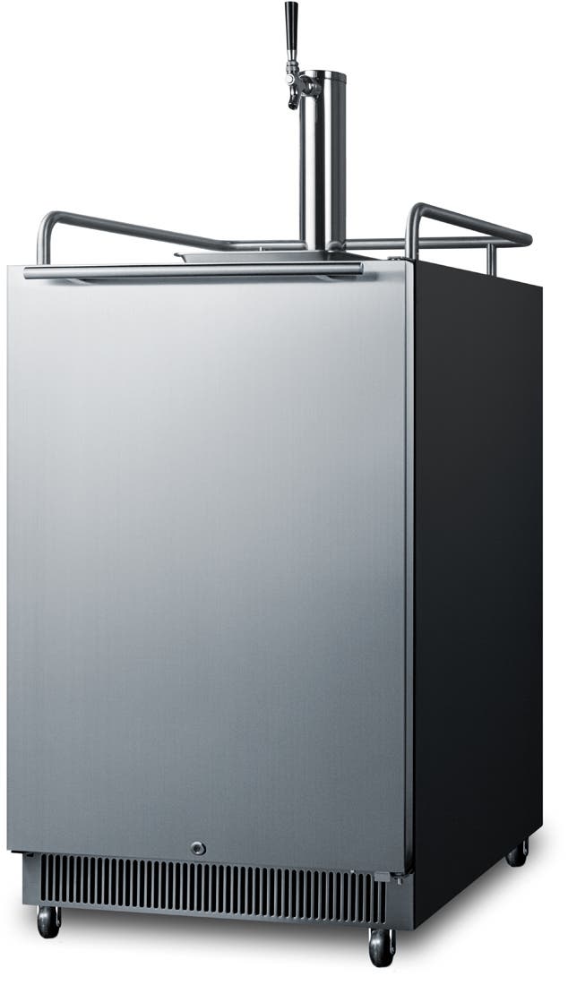 Summit SBC677BI Stainless Steel, Single Tap, Right Hinge