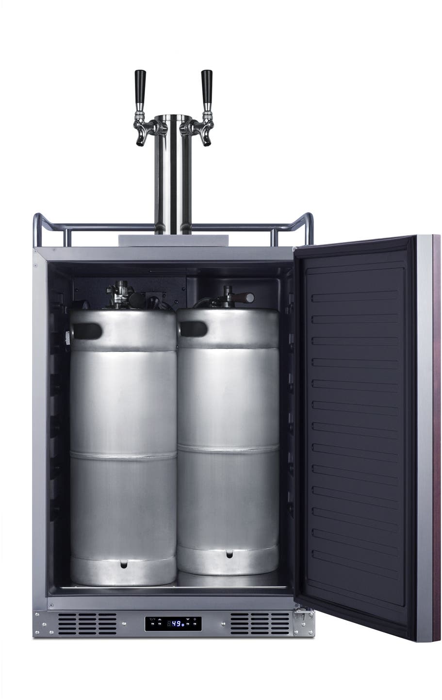 Summit SBC682PNRTWIN Stainless Steel