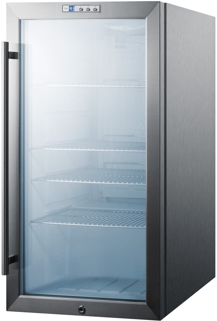 Summit SCR486LBICSS Stainless Steel, Built In