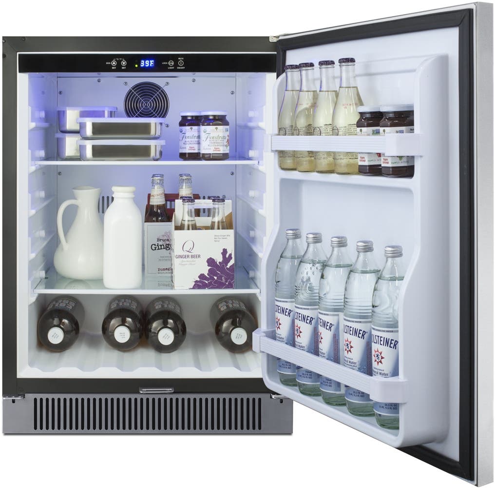Summit SPR623OS Black Cabinet