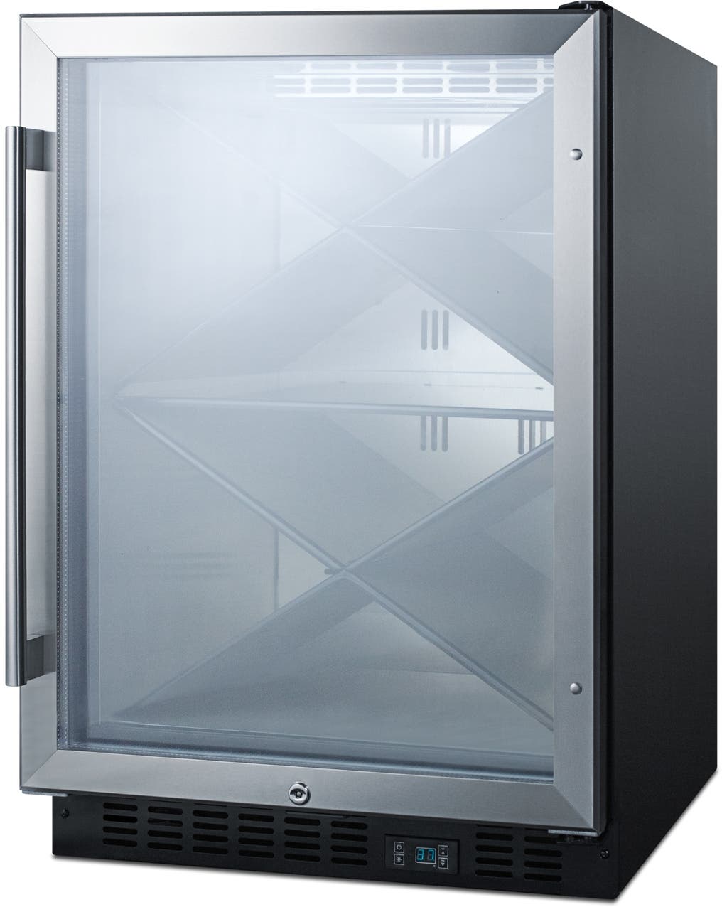 Summit SCR610BLX Glass/Black