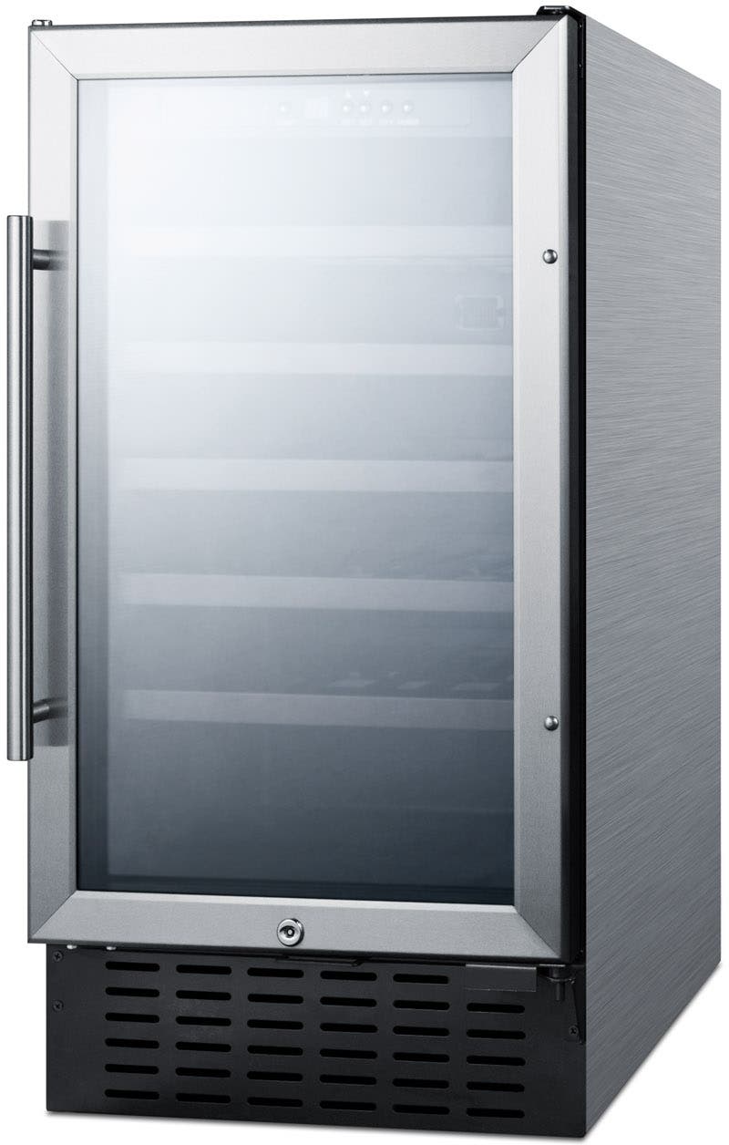 Summit SWC1840BCSS Stainless Steel Cabinet, Right Hinge