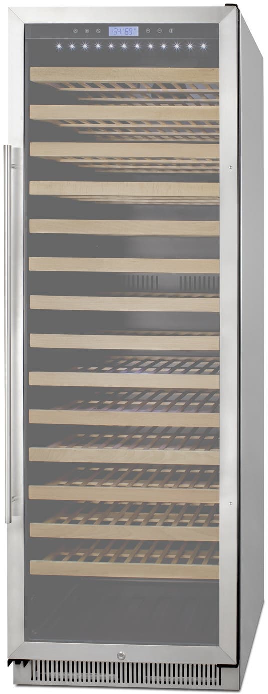 Summit SWC1926BCSS Glass/Stainless Steel