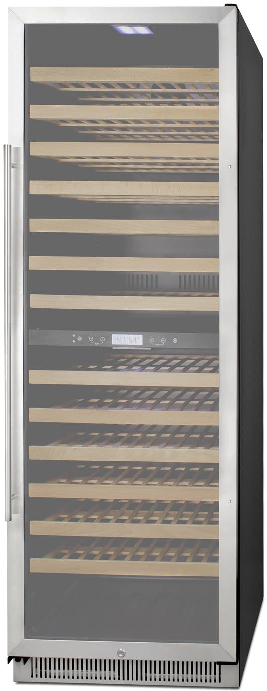 Summit SWC1966B Stainless Steel, Black Cabinet, Right Hinge