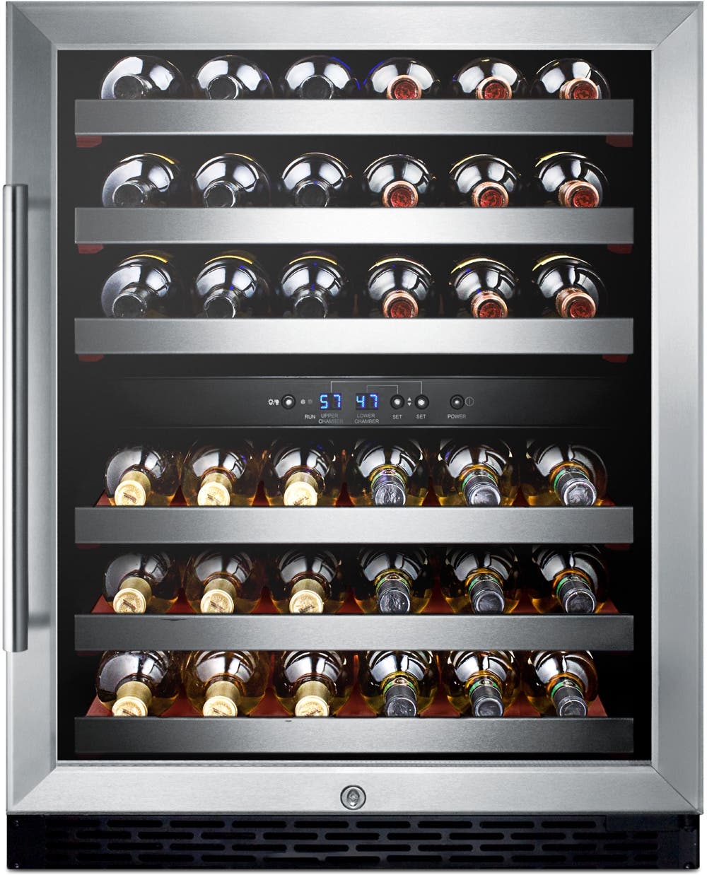 Summit SWC530BLBISTCSSADA Glass/Stainless Steel