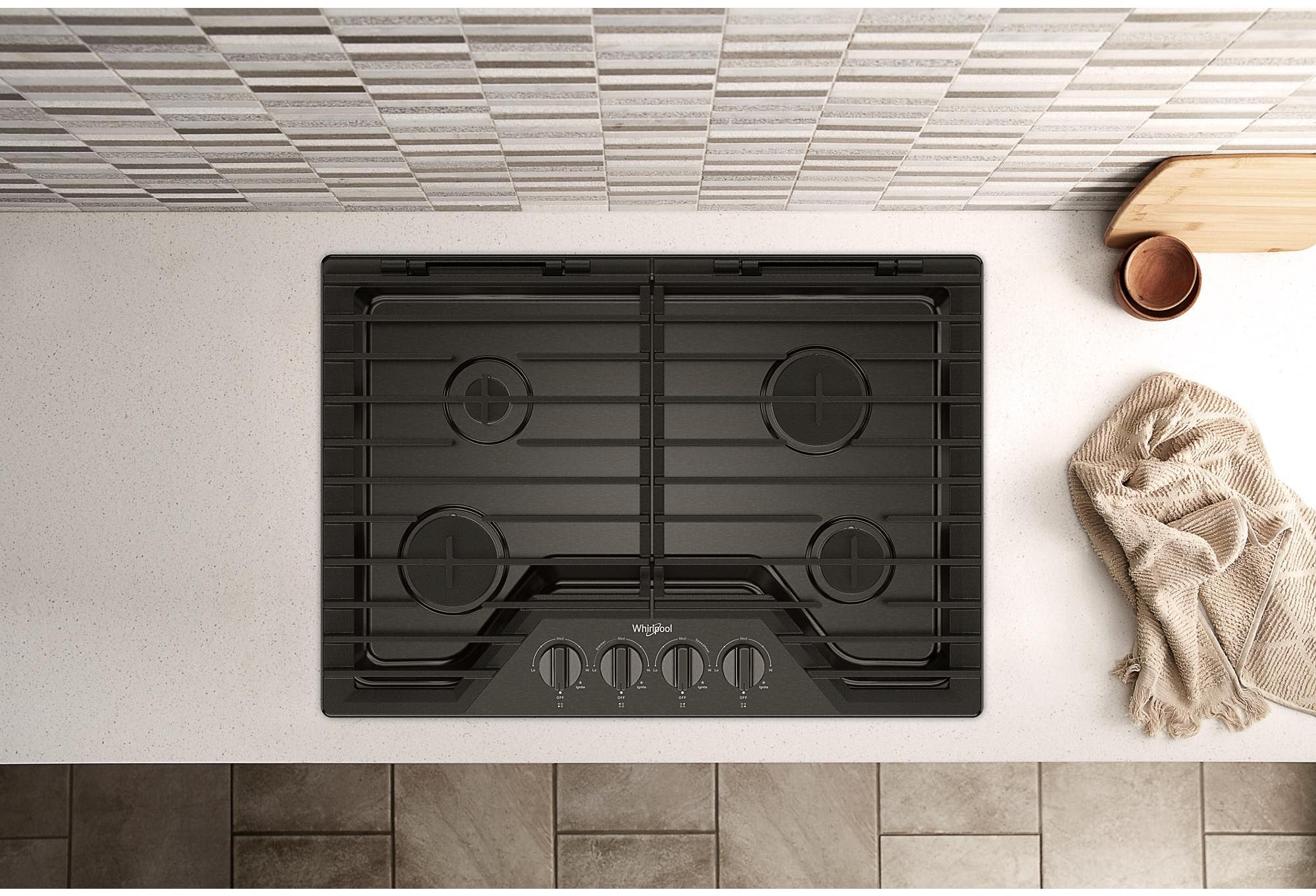 Whirlpool WCGK5030PV Black Stainless Steel