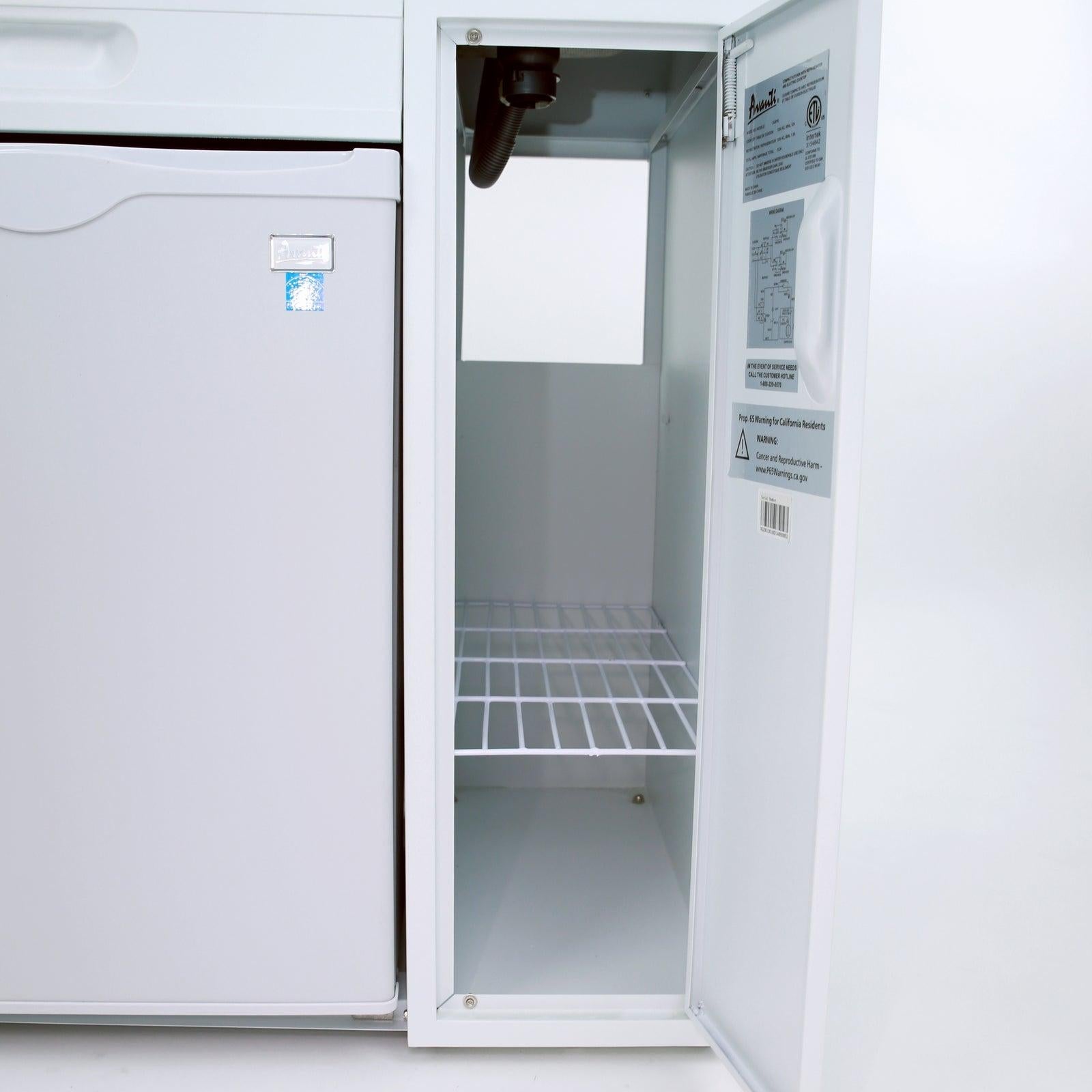 Avanti CK3016 30 Inch Compact Kitchen White | Plesser's Appliances