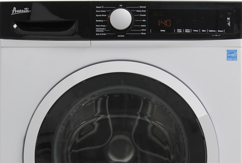 Avanti FLW22V0W 24 Inch Compact Front Load Washer with 2.2 cu. ft....