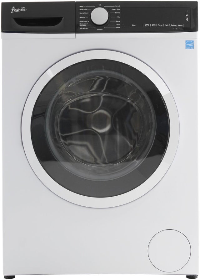 Avanti FLW22V0W 24 Inch Compact Front Load Washer with 2.2 cu. ft....