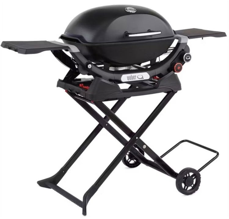 Weber 3400263 Weber Q 2800N+ Gas Grills Portable Stand: Black