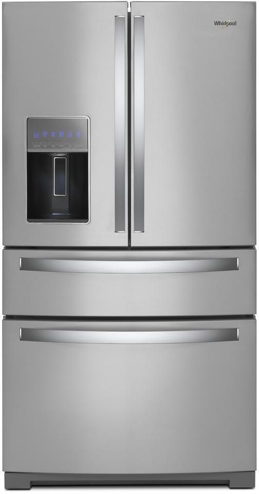 Whirlpool French Door Fridge (WRMF7736PZ) - Fingerprint Resistant Stainless Steel Whirlpool French Door Fridge (WRMF7736PZ) - Fingerprint Resistant Stainless Steel