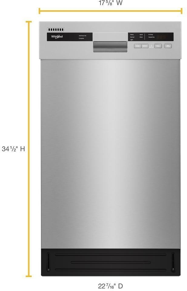 Whirlpool WDPS5118PM Monochromatic Stainless Steel