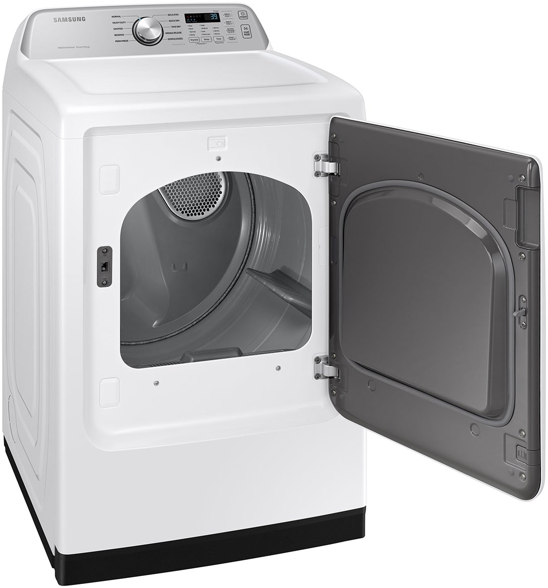 Samsung DVG47CG3500W 7.4 Cu. Ft. Smart Gas Dryer White | Plesser's