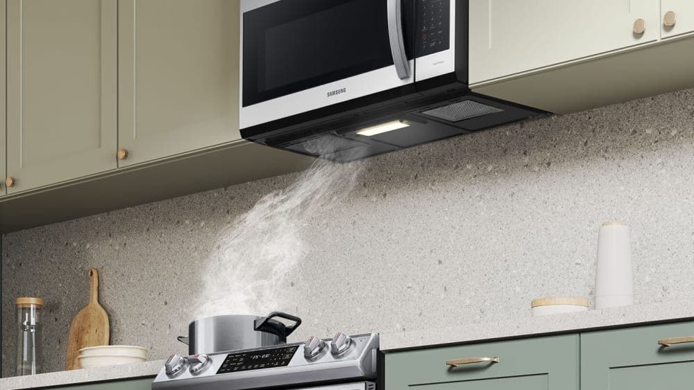 Samsung ME19CB704112 Bespoke White Glass