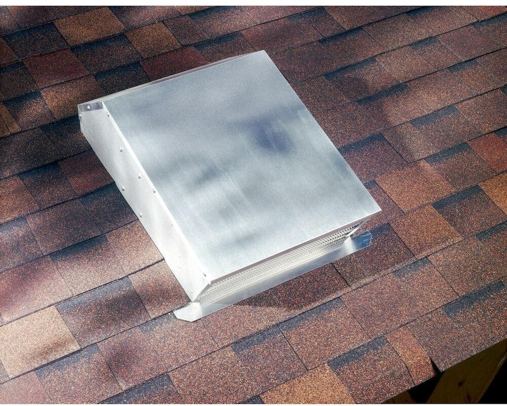 Best EB12 Brushed Aluminum with 1200 CFM