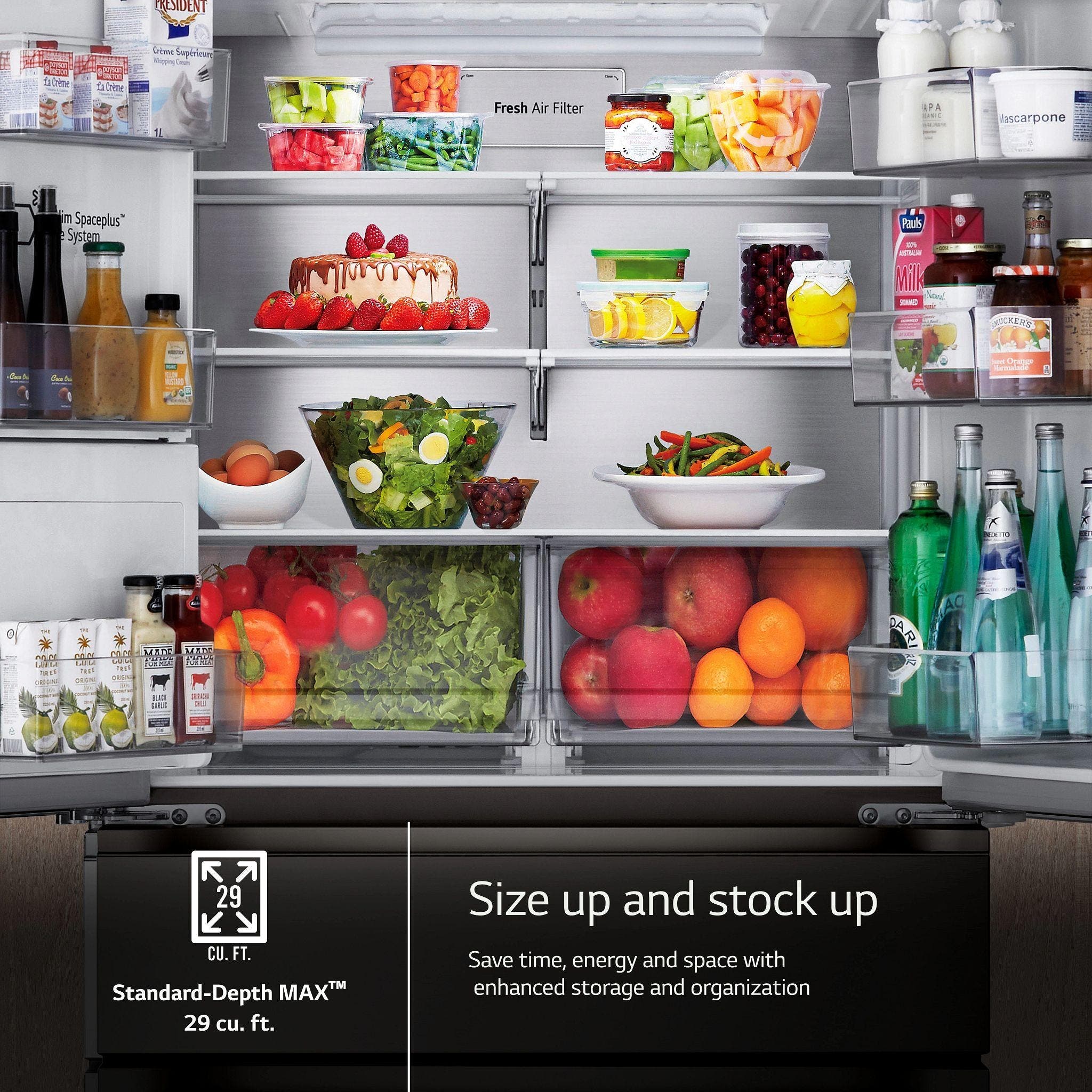 LG LF29H8330D PrintProof™ Black Stainless Steel