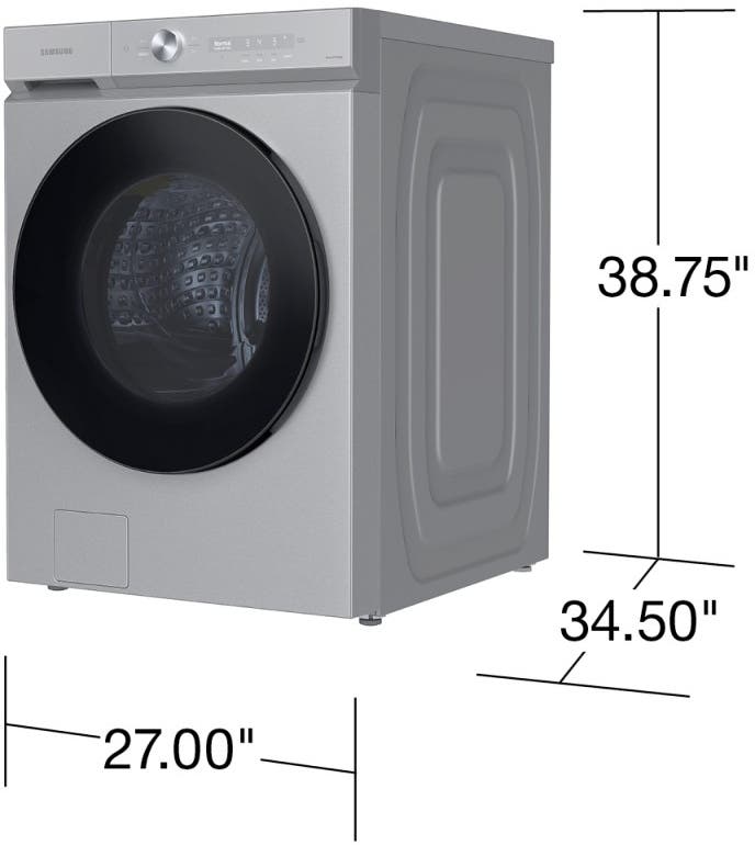Samsung WF53BB8700AT Silver Steel