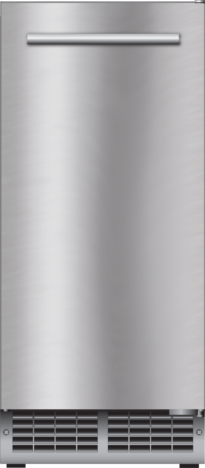 XO XOUIM1565SP 15 Inch Built-In Gourmet Ice Maker Fingerprint
