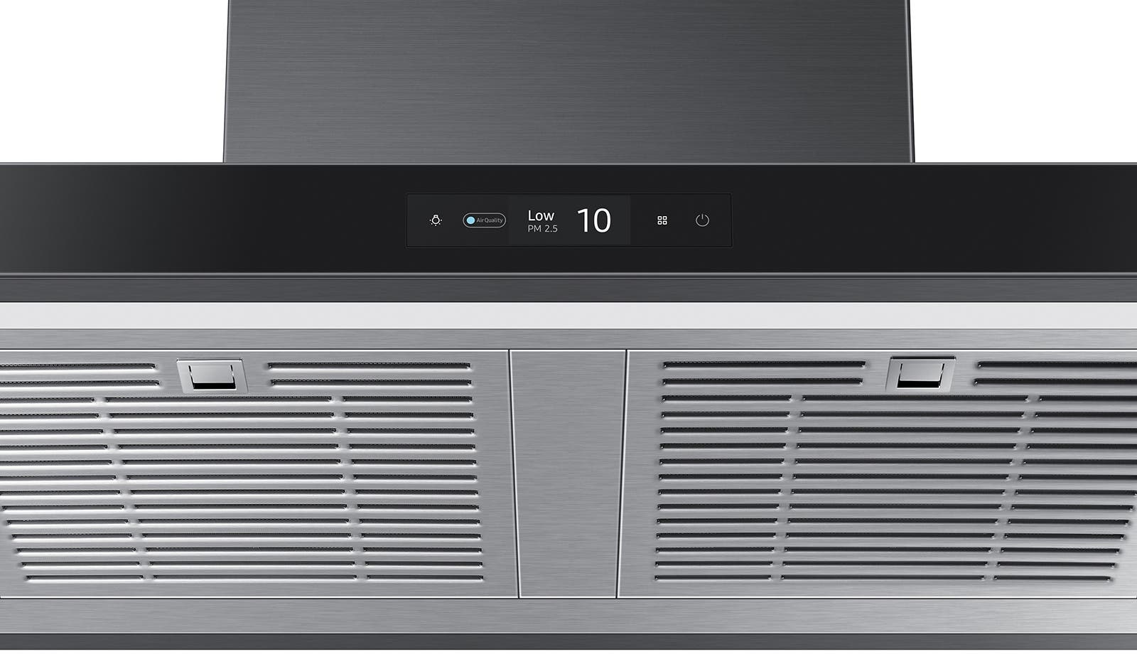 Samsung NK30CB700W33 Clean Deep Charcoal Panel, Black Stainless Steel D...
